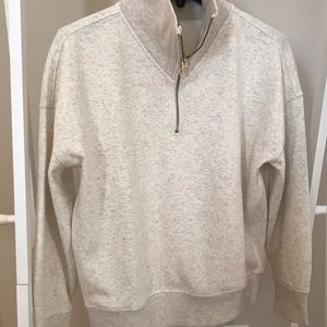 Athleta pullover oatmeal NEW XS